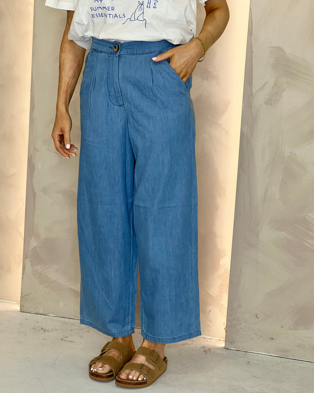 Barcy Pants - Light Blue
