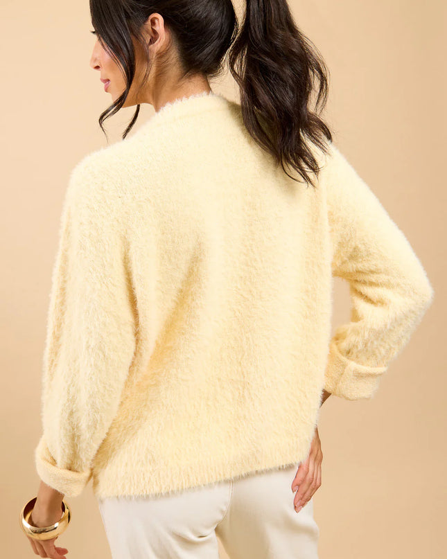 Ophelia Soft Knit Jumper - Lemon