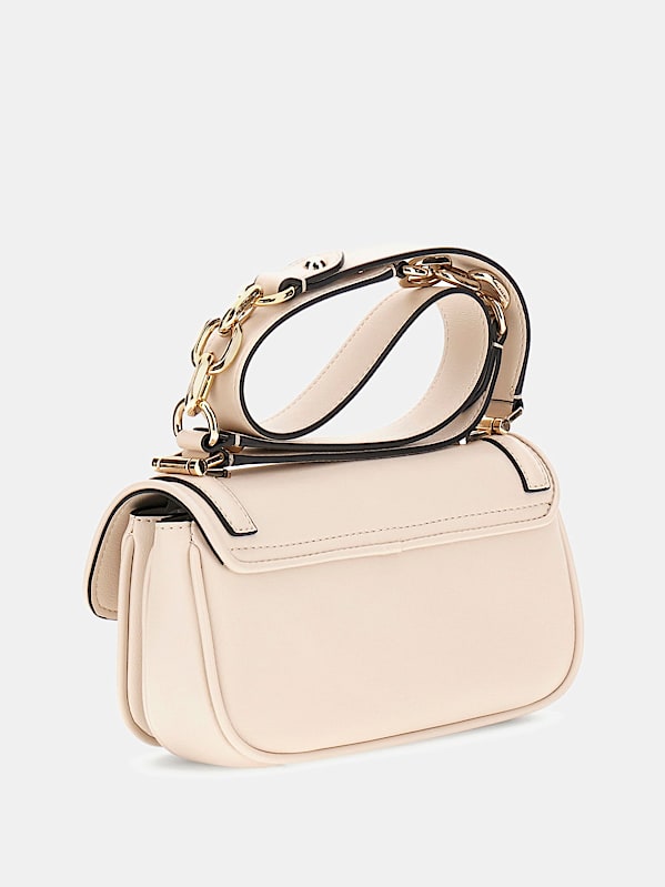 Guess Dea Mini Crossbody Flap - Off White