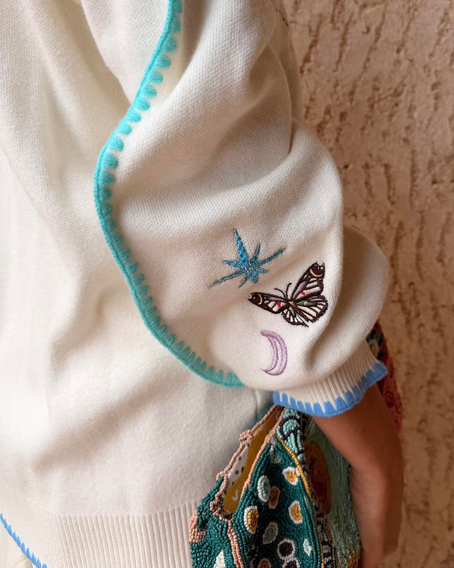 Cream Celestial Martha Cardigan