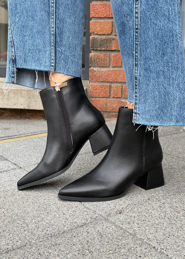 PU Ankle Boot - Black