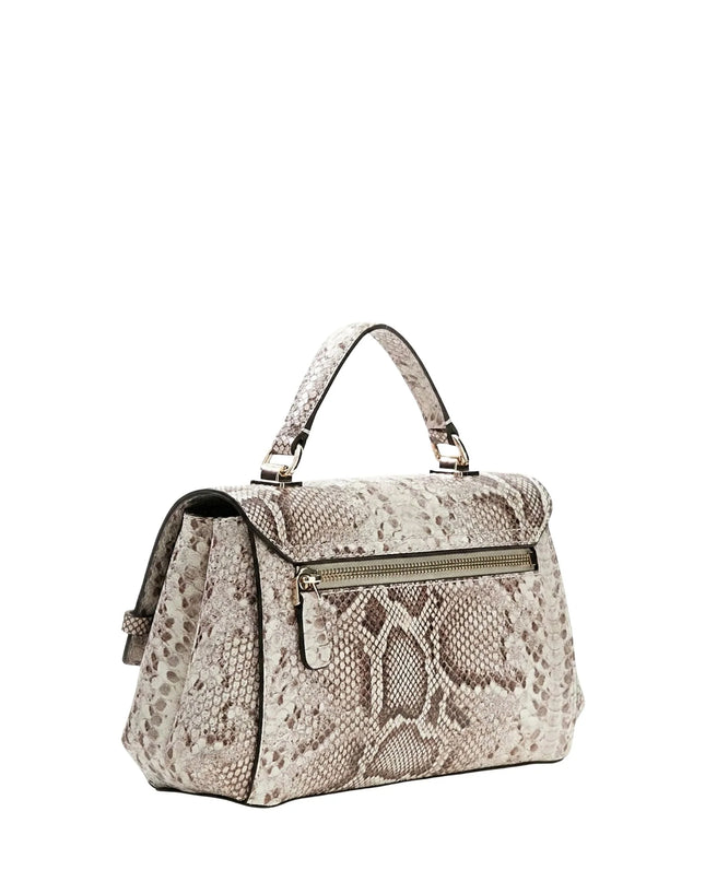 Guess Melinda Top Handle Flap - Natural