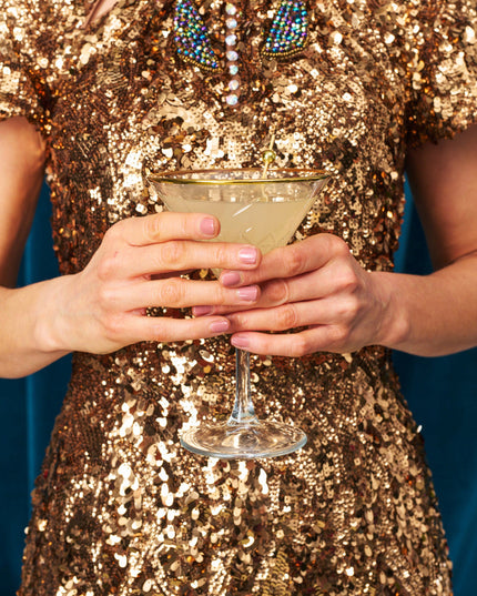 Lux Sequin Mini Dress - Gold