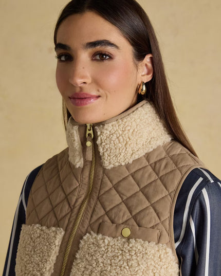 Tadworth Fleece Gilet - Cream