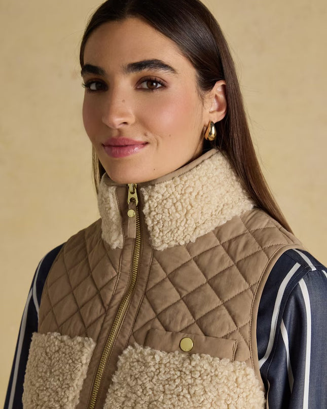 Tadworth Fleece Gilet - Cream