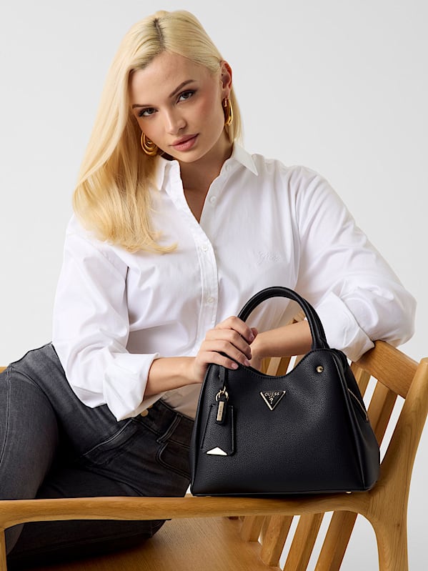 Guess Meridian Small Girlfriend Carryall - Black