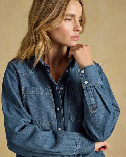 Denim Blue Relaxed Fit Shirt