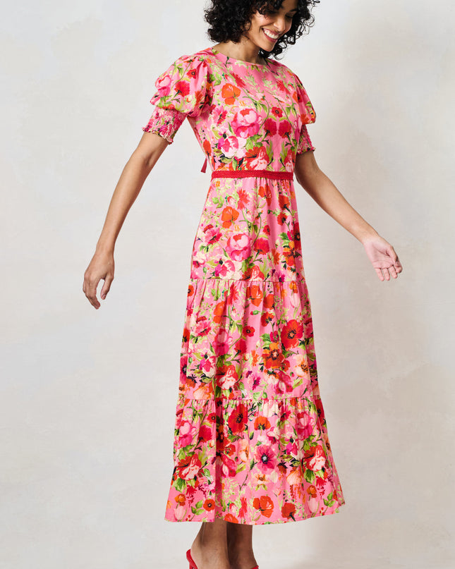 Amara Dress - Pink Floral