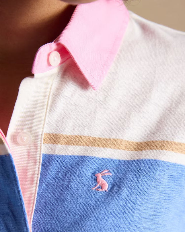 Leighton Short Sleeve Rugby Shirt - Multi Stripe