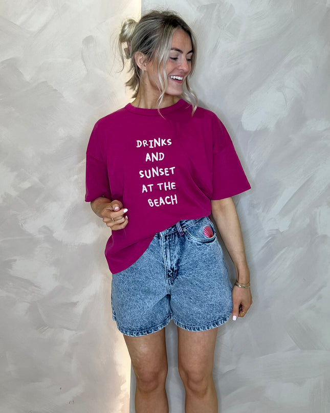 Magdy Boxy T-Shirt - Pink