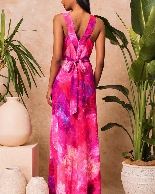 Patricia Dress - Pink and Purple