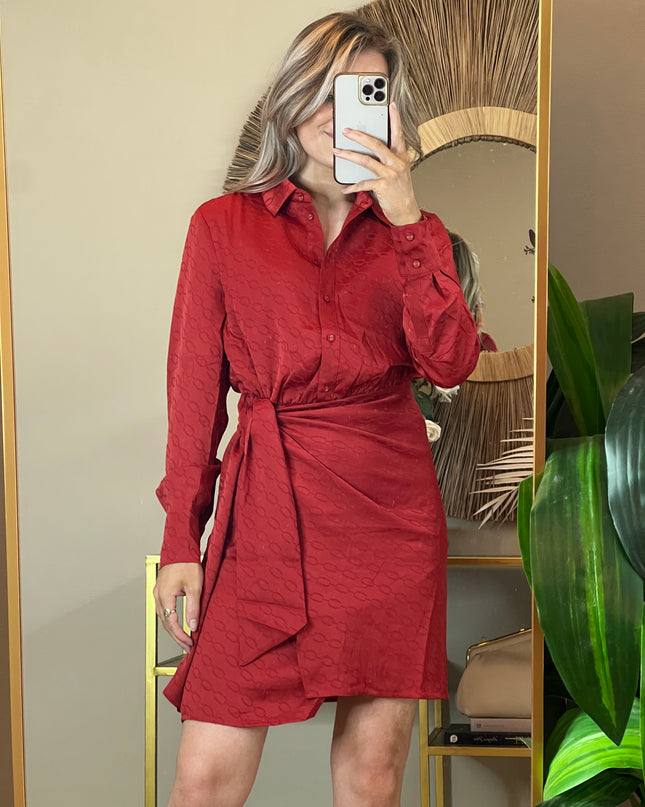 Guess Camilla Chemisier Dress - Red