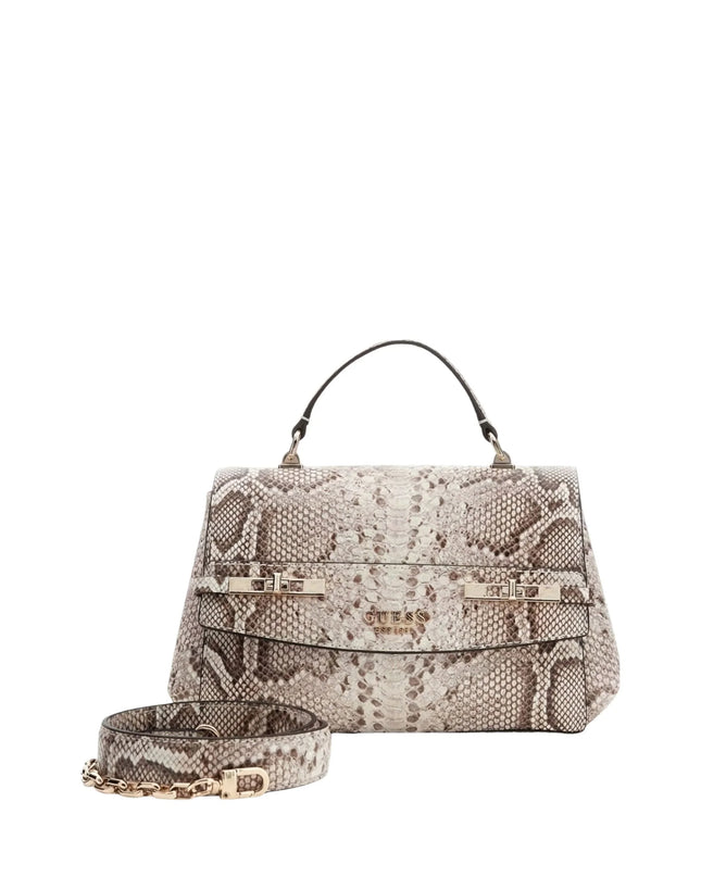 Guess Melinda Top Handle Flap - Natural