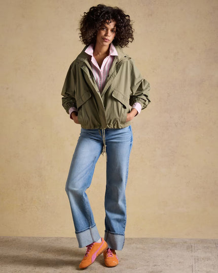 Hove Waterproof Windbreaker Jacket -  Khaki Green