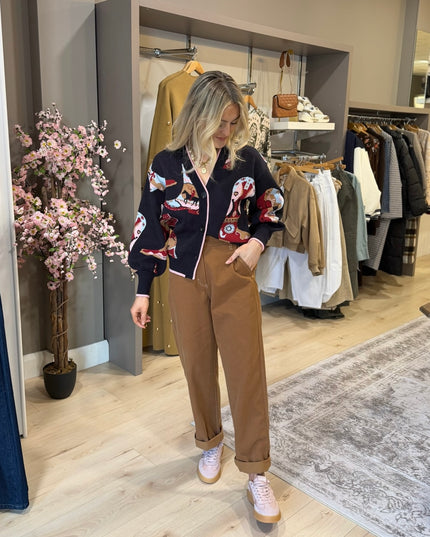 Guess Coreline Barrel Leg Trousers