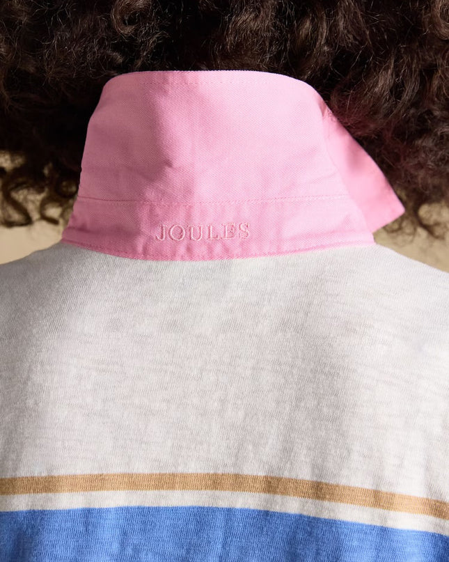 Leighton Short Sleeve Rugby Shirt - Multi Stripe