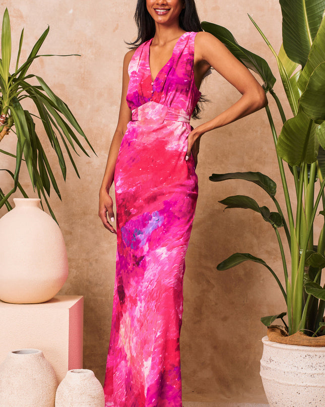 Patricia Dress - Pink and Purple
