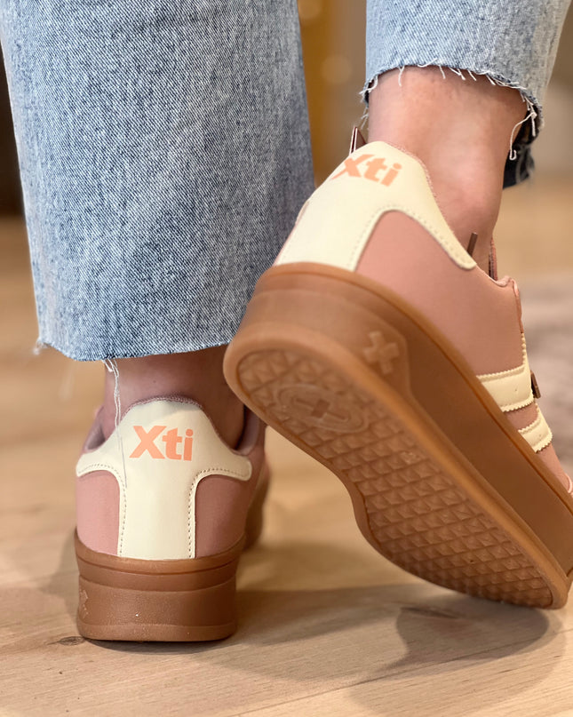 Platform Sneaker - Dusky Pink