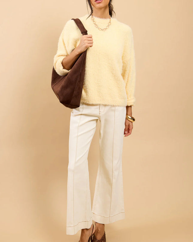 Ophelia Soft Knit Jumper - Lemon