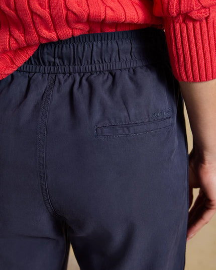 Relaxed Chino Tapered Trousers - Navy