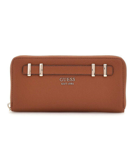 Guess Gregoria Large Zip Around - Cognac