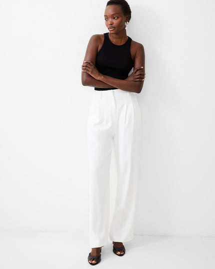 French Connection Harrie Tailored Trousers - Porcelain Cream