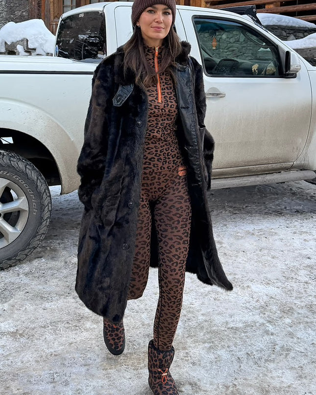 Leopard Thermal Leggings