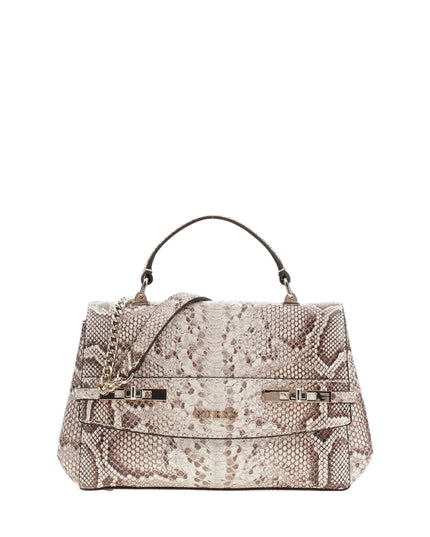 Guess Melinda Top Handle Flap - Natural