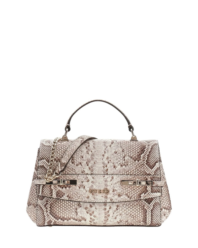 Guess Melinda Top Handle Flap - Natural