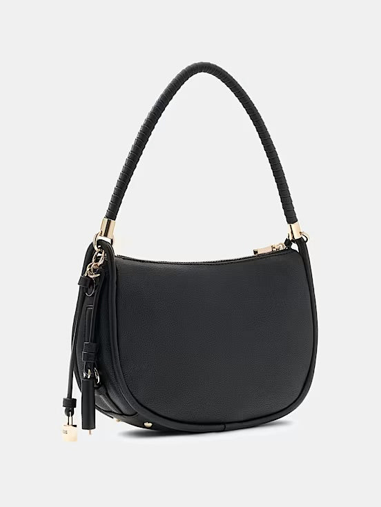 Guess Danya Logo Shoulder Bag - Black