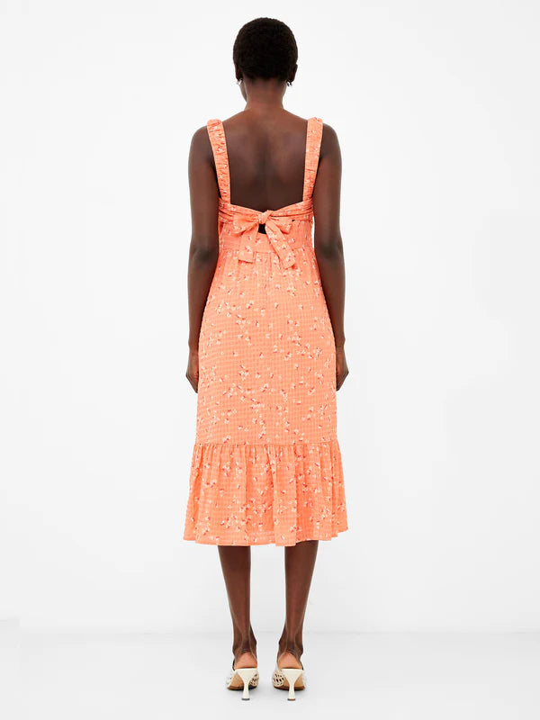 French Connection Erin Gretta Dress - Coral Multi