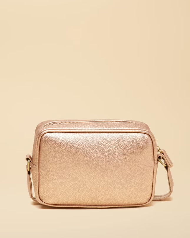 Trent Adjustable Cross Body Bag - Rose Gold