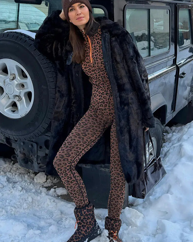 Leopard Thermal Leggings