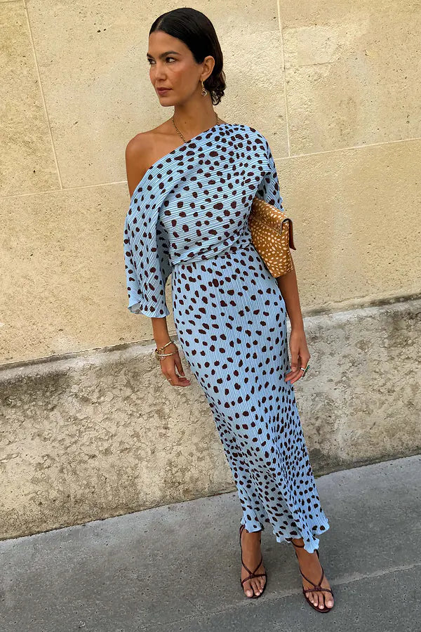 Deer Tilly Dress - Blue