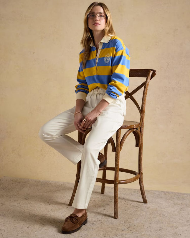 Relaxed Chino Tapered Trousers - Cloud