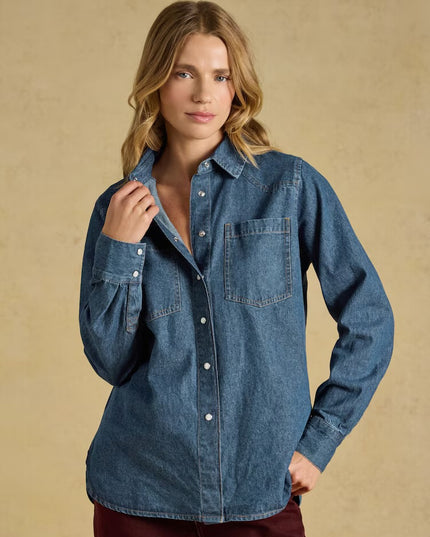Denim Blue Relaxed Fit Shirt