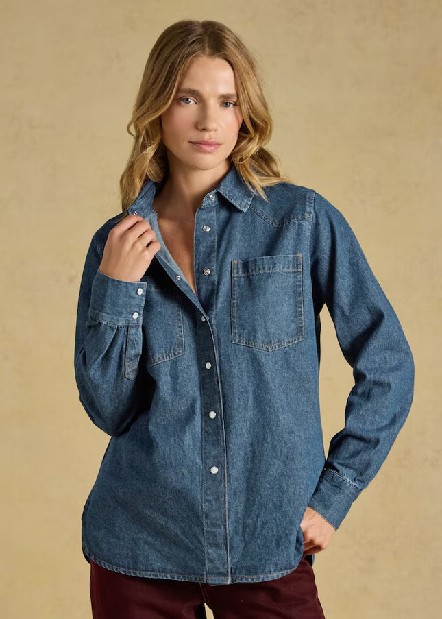 Denim Blue Relaxed Fit Shirt