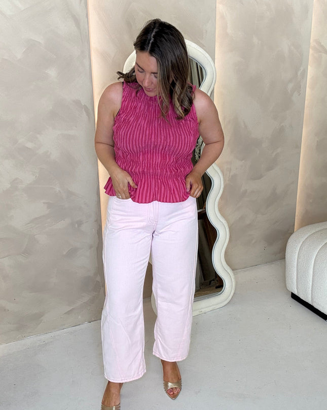 Barrel Jean - Pink