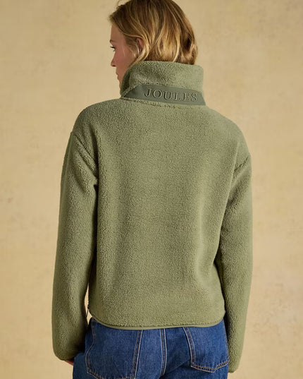 Joules Tilly Quarter Zip Fleece - Olive
