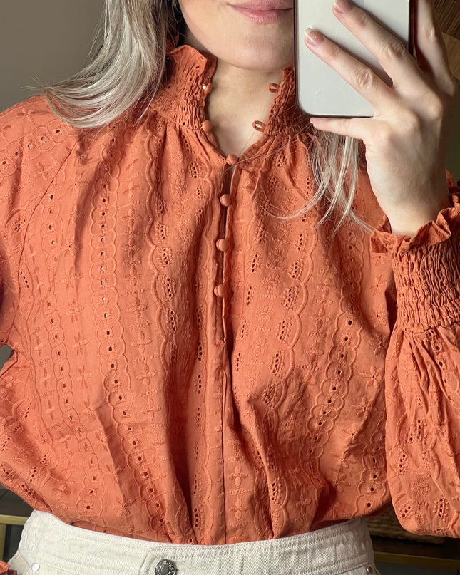 Blanca Blouse - Rust