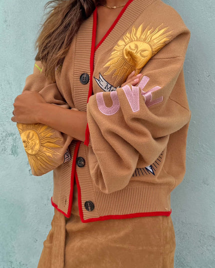 Camel Mystical Cardigan