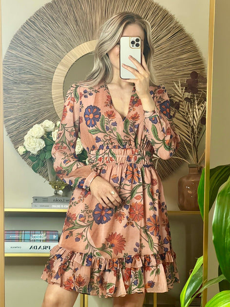 Guess Brigida Flare Dress - Blush – Spoilt Belle Boutique Online