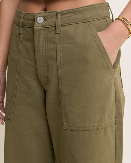 Thea Utility Pocket Trouser - Green