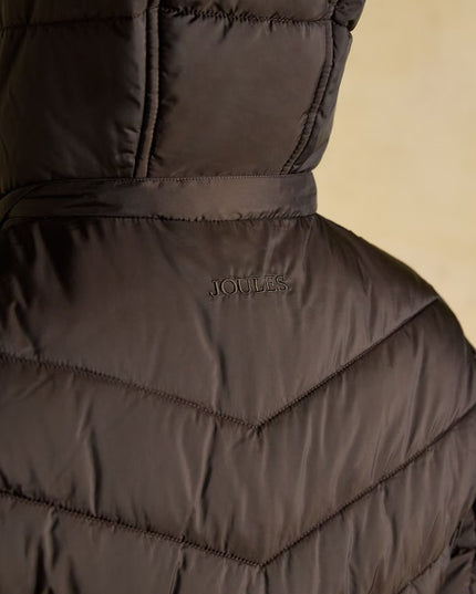 Pembury Longline Padded Coat - Chocolate