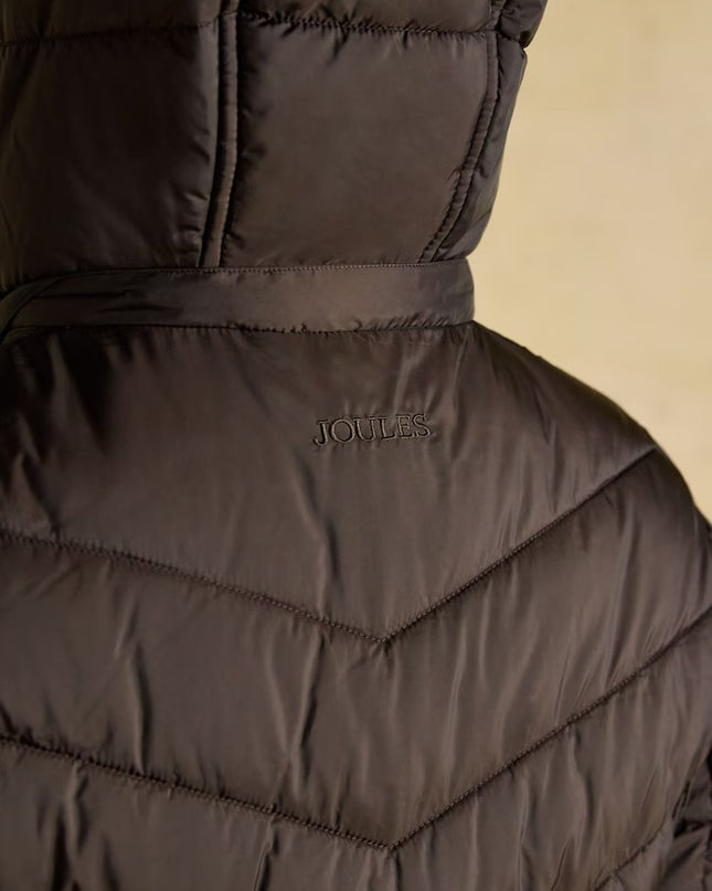 Pembury Longline Padded Coat - Chocolate