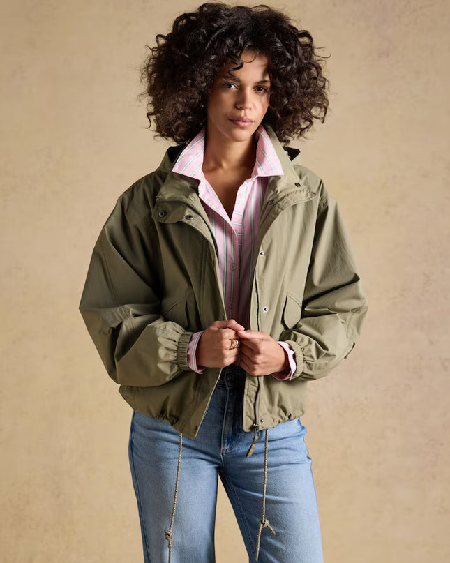 Hove Waterproof Windbreaker Jacket -  Khaki Green