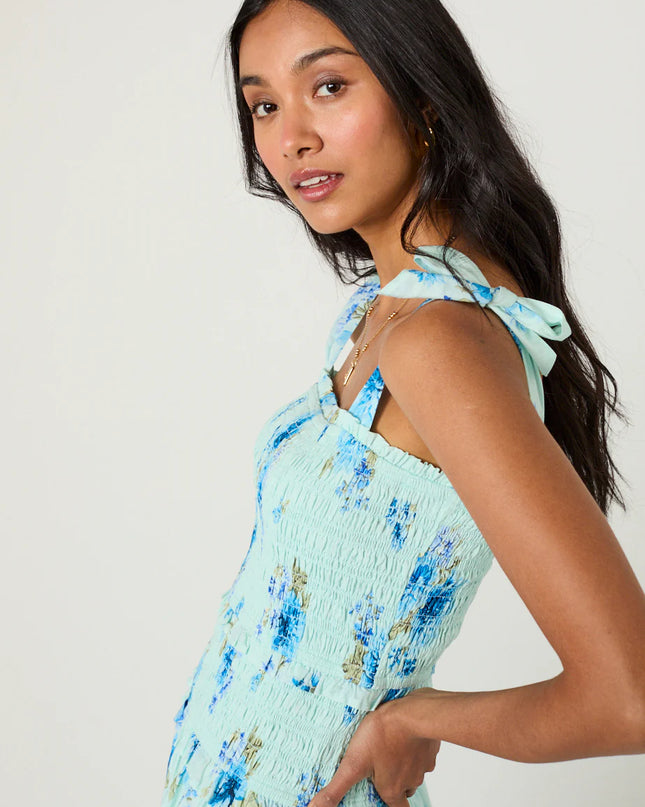 Andrea Midi Dress - Blue