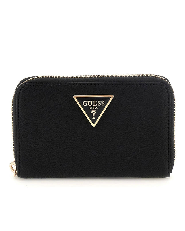 Guess Laurel II Medium Zip Around Purse - Black