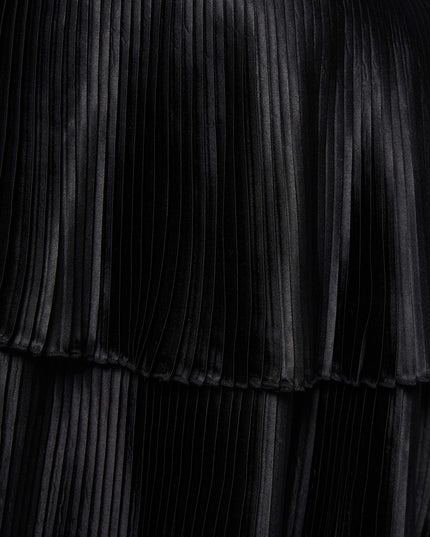 French Connection Ilsa Pleated Mini Skirt - Blackout