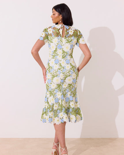 Helena Lace Fishtail Dress